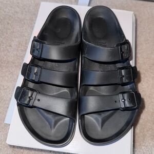 Birkenstock Florida III EVA Pap Flex Platform Sandals Black Size EUR 39 / US 8